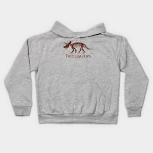 Triceratops Skeleton Kids Hoodie